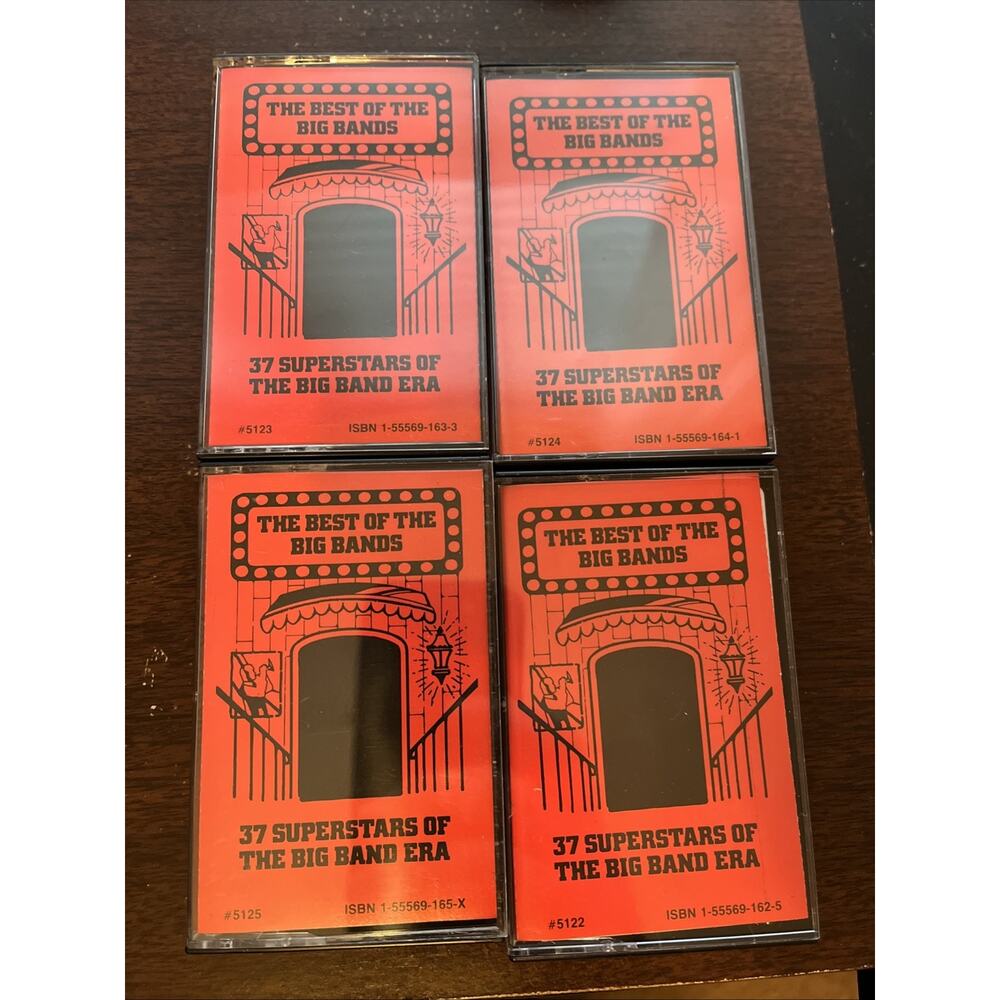 4 Best of the Big Bands Cassette Tapes, Vols. 1 - 4 Various Artists